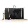 imageBABEYOND Clutch Purses for Women  Evening Bag Tassel Pendant Clutch for Bride Party Prom WeddingBlack
