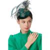 imageBABEYOND Fascinator Hat Tea Party Kentucky Fascinator Derby Pillbox Headband for Costume Headwear
