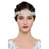 imageBABEYOND Flapper Headpiece for Women  Roaring 20s Headband 1920s Gatsby Headpiece Vintage Accessories for WomenSilver