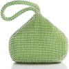 imageBABEYOND Womens Beaded Clutch Evening Bags Vintage Elegant Triangle Purse for 1920s Party Prom WeddingGreen