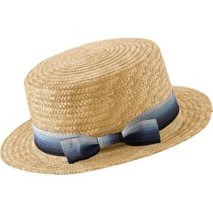 imageBABYOND Mens Brim Boater Hat Gatsby Straw Panama Hat Fedora Summer Beach Sun Hat 20s Costume AccessoriesBlue
