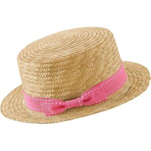 imageBABYOND Mens Brim Boater Hat Gatsby Straw Panama Hat Fedora Summer Beach Sun Hat 20s Costume AccessoriesPink