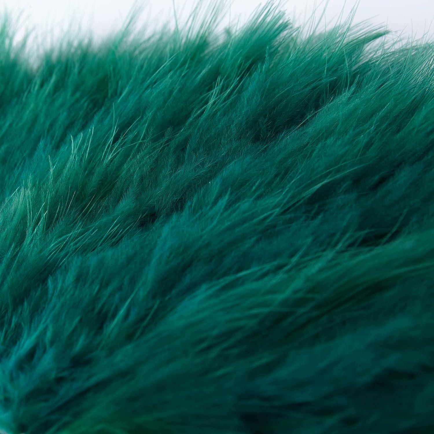 imageBABEYOND Marabou Feather Fan 20s Vintage Folding Fan Flapper Hand Fan for Costume Dancing Show Tea Party Wedding Decoration PinkPink RibDark Green