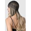 imageBABEYOND 1920s Beaded Cap  Roaring 20s Flapper ampamp Cleopatra Headpiece for Gatsby Themed PartyBlack