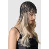 imageBABEYOND 1920s Beaded Cap  Roaring 20s Flapper ampamp Cleopatra Headpiece for Gatsby Themed PartyBlack