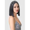 imageBABEYOND 1920s Crystal Cap Headpiece Rhinestone Head Chain Roaring 20s Great Gatsby Hair Accessories for Art Deco Party GoldSilver