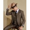 imageBABEYOND 1920s Fedora Hat for Men Gatsby Wide Brim Fedora Hat Felt Panama Cap with Band for Women MenCamel