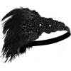 imageBABEYOND 1920s Flapper Accessories Set Gatsby Costume Accessories 20s Flapper Headband Pearl Necklace Gloves HolderSet3
