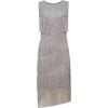 imageBABEYOND 1920s Flapper Dress Gatsby Fringed Dress Roaring 20sGray