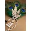 imageBABEYOND 1920s Flapper Feather Headband Roaring 20s Showgirl Gatsby HeadpiecePeacock Green