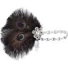 imageBABEYOND 1920s Flapper Feather Headband Roaring 20s Showgirl Great Gatsby HeadpieceBlack