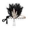 imageBABEYOND 1920s Flapper Gatsby Costume Accessories Set 20s Flapper Headband Pearl Necklace Gloves Holder