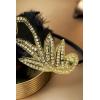 imageBABEYOND 1920s Flapper Headband Accessories Roaring 20s Feather Hair Band Vintage Gatsby Party Accessories SilverBlack Gold