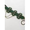 imageBABEYOND 1920s Flapper Headband Crystal Great Gatsby Headpiece Roaring 20s Flapper Gatsby Hair AccessoriesGreen