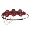 imageBABEYOND 1920s Flapper Headband Crystal Great Gatsby Headpiece Roaring 20s Flapper Gatsby Hair AccessoriesRed