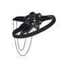 imageBABEYOND 1920s Flapper Headband Crystal Great Gatsby Headpiece Vintage 20s Flapper Gatsby AccessoriesBlack