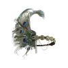 imageBABEYOND 1920s Flapper Headband Peacock Feather Headpiece Gatsby Accessories for Women Sequined Showgirl Headpiece Style9Style9