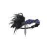 imageBABEYOND 1920s Flapper Headband Roaring 20s Gatsby Headpiece Black Feather Headband 1920s Flapper Hair Accessories GoldBlue