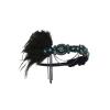 imageBABEYOND 1920s Flapper Headband Roaring 20s Gatsby Headpiece Black Feather Headband 1920s Flapper Hair Accessories GoldDark Green