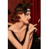 imageBABEYOND 1920s Flapper Headpiece Roaring 20s Feather Headband Roaring 20s Gatsby Hair AccessoriesBlack