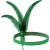 imageBABEYOND 1920s Flapper Headpiece Roaring 20s Feather Headband Roaring 20s Gatsby Hair AccessoriesDark Green