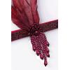 imageBABEYOND 1920s Flapper Headpiece Roaring 20s Feather Headband Roaring 20s Gatsby Hair AccessoriesRed