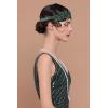 imageBABEYOND 1920s Flapper Headpiece Roaring 20s Headband Great Gatsby Headband for Women Vintage Hair AccessoryGreen