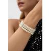 imageBABEYOND 1920s Flapper Imitation Pearl Bracelet Great Gatsby Pearl Bracelet Roaring 20s Accessories Jewelry Set3layer