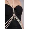 imageBABEYOND 1920s Pearl Body Chain for Evening Party Gatsby Imitation Pearl Chain for Flapper CostumeBody Chain2