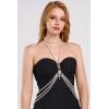 imageBABEYOND 1920s Pearl Body Chain for Evening Party Gatsby Imitation Pearl Chain for Flapper CostumeBody Chain2