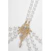 imageBABEYOND 1920s Pearl Body Chain for Evening Party Gatsby Imitation Pearl Chain for Flapper CostumeBody Chain2gold