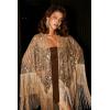 imageBABEYOND 1920s Sequin Beaded Shawl Wraps Fringed Evening Cape Scarf for WeddingChampagne