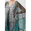 imageBABEYOND 1920s Sequin Beaded Shawl Wraps Fringed Evening Cape Scarf for WeddingGreen