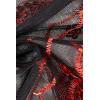 imageBABEYOND 1920s Sequined Shawl Wraps for Women Fringed Evening Cape Wedding Bridal Shawl Scarf for Evening Dresses PartyBlack Red