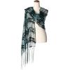 imageBABEYOND 1920s Sequined Shawl Wraps for Women Fringed Evening Cape Wedding Bridal Shawl Scarf for Evening Dresses PartyDarkgreen1