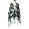 imageBABEYOND 1920s Sequined Shawl Wraps for Women Fringed Evening Cape Wedding Bridal Shawl Scarf for Evening Dresses PartyDarkgreen1