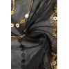 imageBABEYOND 1920s Sequined Shawl Wraps for Women Fringed Evening Cape Wedding Bridal Shawl Scarf for Evening Dresses PartyZblack Gold