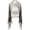 imageBABEYOND 1920s Sequined Shawl Wraps for Women Fringed Evening Cape Wedding Bridal Shawl Scarf for Evening Dresses PartyZblack Gold