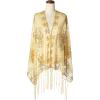 imageBABEYOND 1920s Sequined Shawl Wraps for Women Fringed Evening Cape Wedding Bridal Shawl Scarf for Evening Dresses PartyZgold