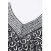 imageBABEYOND 1920s Shawl Wraps Long Fringed Evening Cape Sequin Beaded Party ShawlBlack Silver
