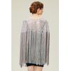 imageBABEYOND 1920s Shawl Wraps Long Fringed Evening Cape Sequin Beaded Party ShawlGray