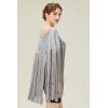 imageBABEYOND 1920s Shawl Wraps Long Fringed Evening Cape Sequin Beaded Party ShawlGray