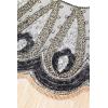 imageBABEYOND 1920s Shawl Wraps Long Fringed Evening Cape Sequin Beaded Party ShawlStyle 2  Black Gold