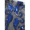 imageBABEYOND 1920s Shawl Wraps Sequin Beaded Evening Cape Bridal Shawl Bolero Flapper Cover UpBlack Blue