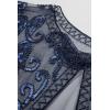 imageBABEYOND 1920s Shawl Wraps Sequin Beaded Evening Cape Bridal Shawl Bolero Flapper Cover UpBlue