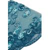 imageBABEYOND 1920s Shawl Wraps Sequin Beaded Evening Cape Bridal Shawl Bolero Flapper Cover UpLake Blue