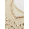 imageBABEYOND 1920s Shawl Wraps Sequin Beaded Evening Cape Bridal Shawl Bolero Flapper Cover UpYapricot Gold