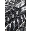 imageBABEYOND 1920s Shawl Wraps Sequin Beaded Evening Cape Bridal ShawlBlack Silver