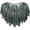 imageBABEYOND 1920s Shawl Wraps Sequin Beaded Evening Cape Bridal ShawlDark Green