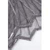 imageBABEYOND 1920s Shawl Wraps Sequin Beaded Evening Cape Bridal ShawlGray
